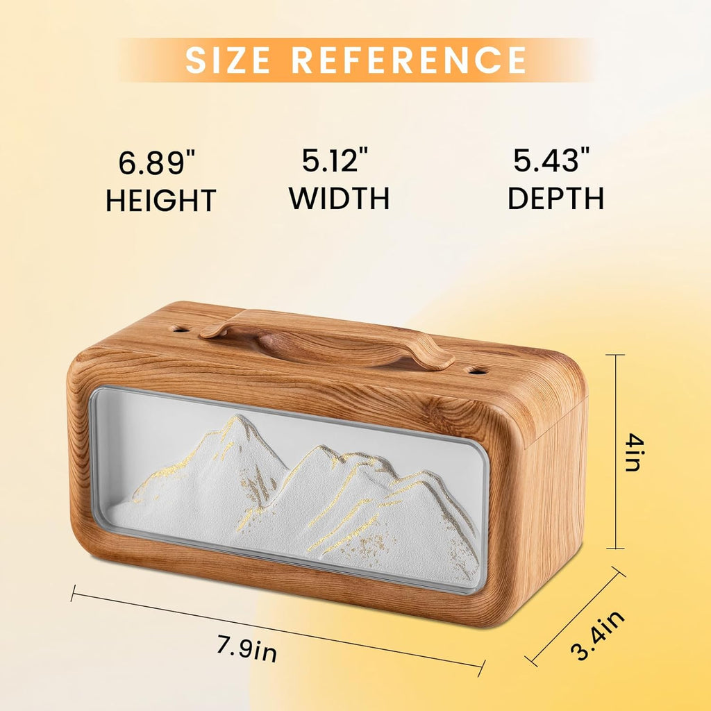 Humidifiers for Bedroom, 600ml Cool Mist Humidifier with Night Light, 23dB Quiet Operation, Mini Baby Humidifier,for Bedroom, Nursery, Office