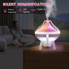 Load image into Gallery viewer, Small Humidifiers for Bedroom Cool Mist Ultrasonic,Baby Humidifier with Humidity Sensor Auto Shut Off LED Colorful Gradient Light Mini Humidifier For Plants